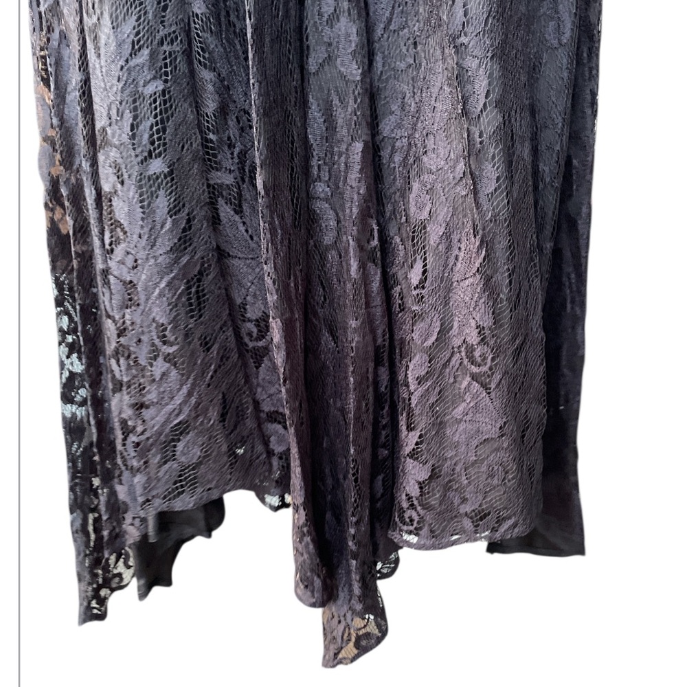 Paris sport club 1990’s black lace special Occassion dress size 9 Vgt - Picture 6 of 16